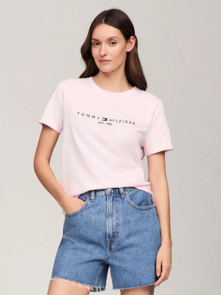 Tommy Hilfiger Embroidered Tommy Logo T-Shirt