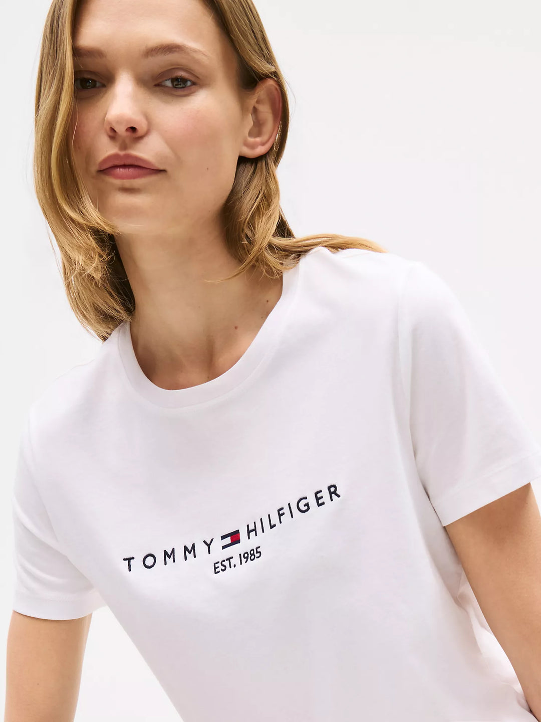 Tommy Hilfiger Embroidered Tommy Logo T-Shirt
