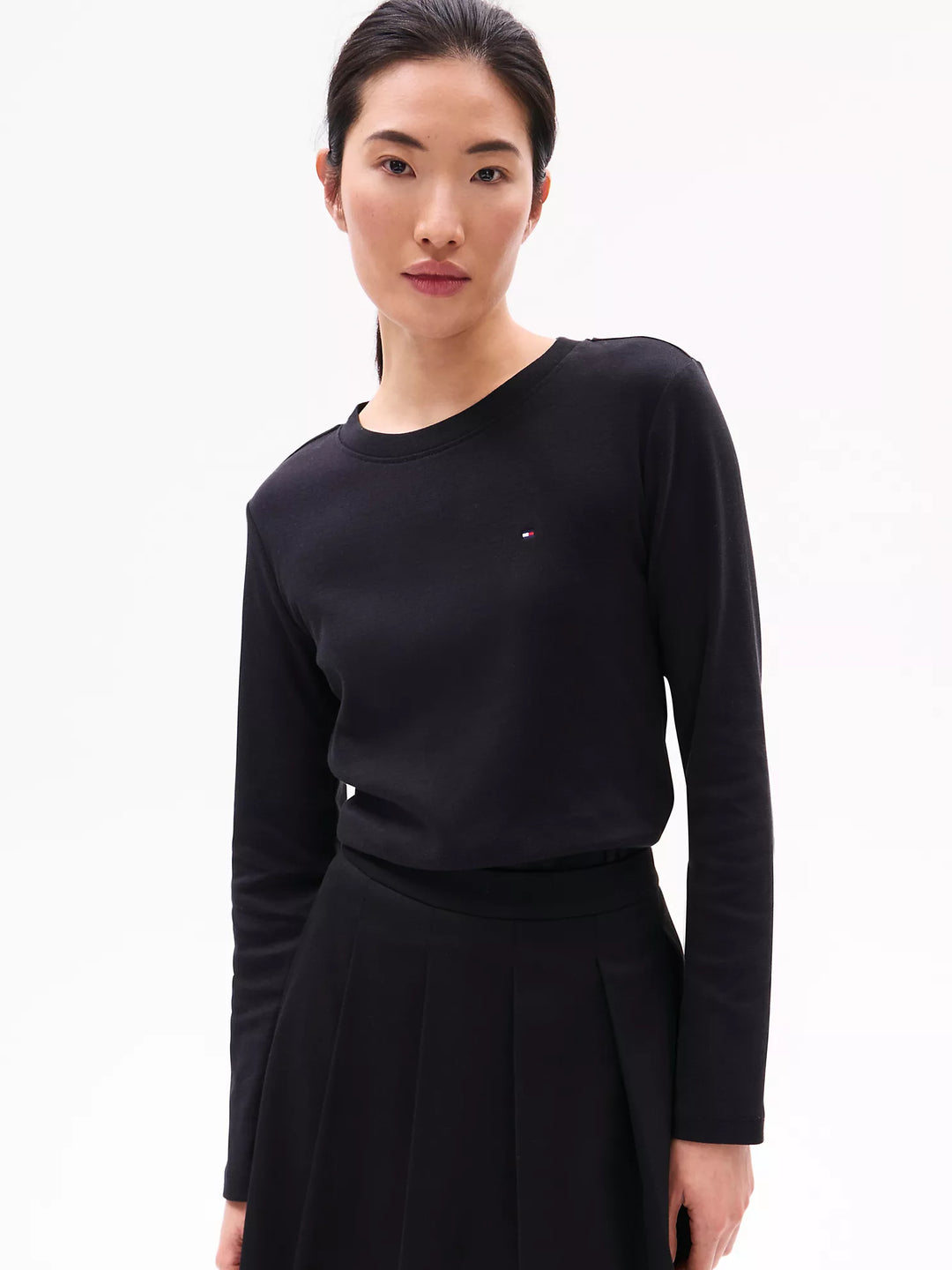 Tommy Hilfiger Long-Sleeve Crewneck Favorite T-Shirt