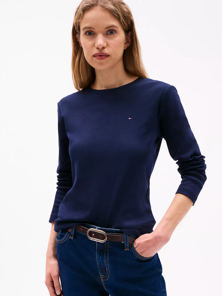 Tommy Hilfiger Long-Sleeve Crewneck Favorite T-Shirt