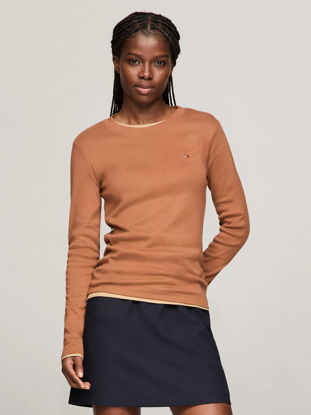 Tommy Hilfiger Long-Sleeve Crewneck Favorite T-Shirt