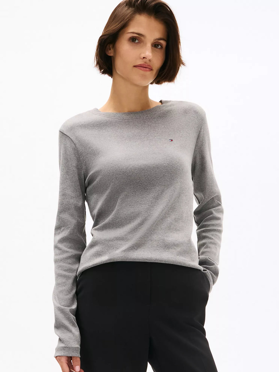 Tommy Hilfiger Long-Sleeve Crewneck Favorite T-Shirt