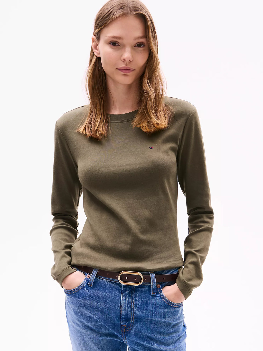Tommy Hilfiger Long-Sleeve Crewneck Favorite T-Shirt