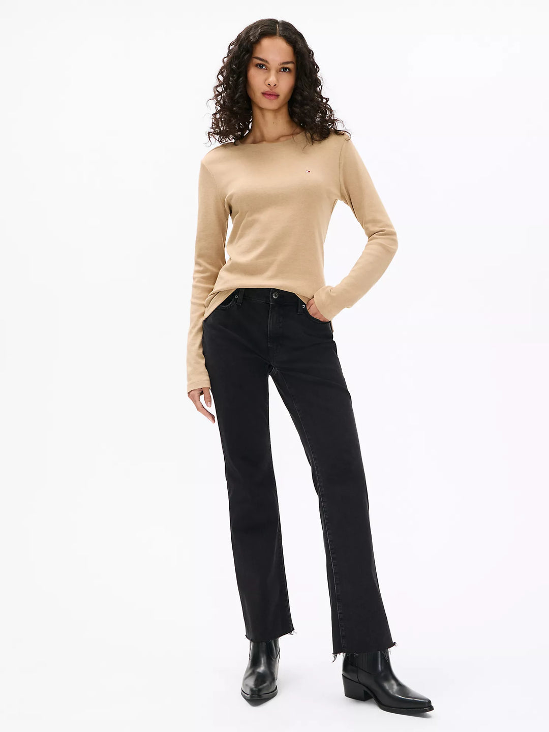 Tommy Hilfiger Long-Sleeve Crewneck Favorite T-Shirt