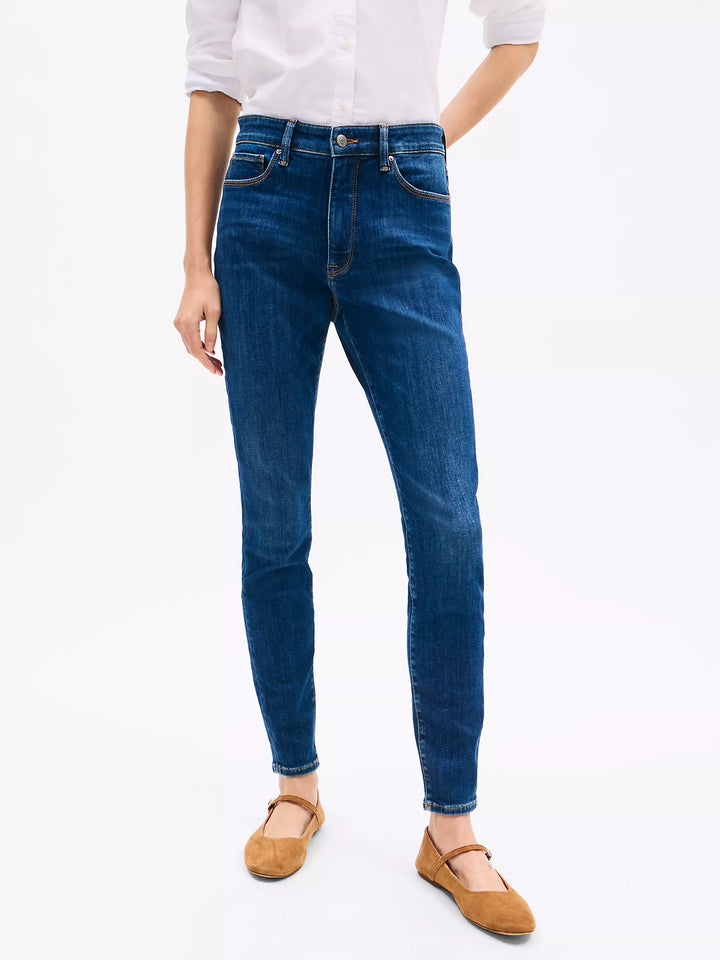 Tommy Hilfiger High-Rise Dark Wash Skinny Jean