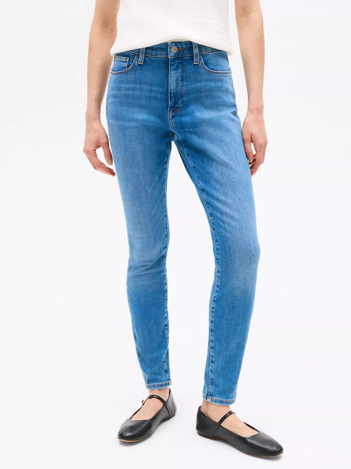 Tommy Hilfiger High-Rise Medium Wash Skinny Jean