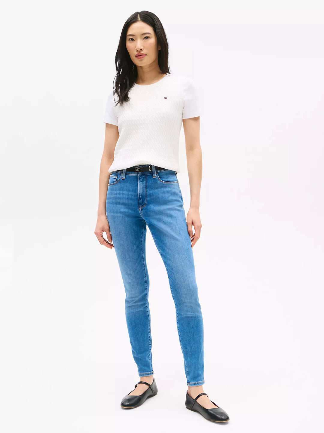 Tommy Hilfiger High-Rise Medium Wash Skinny Jean
