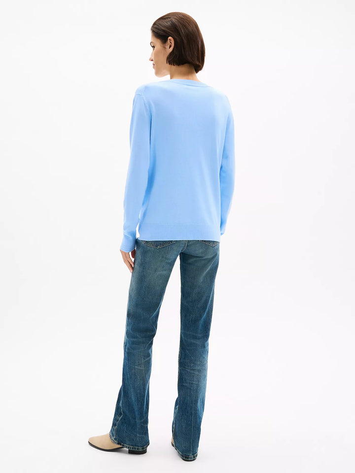 Tommy Hilfiger Viscose-Blend V-Neck Sweater