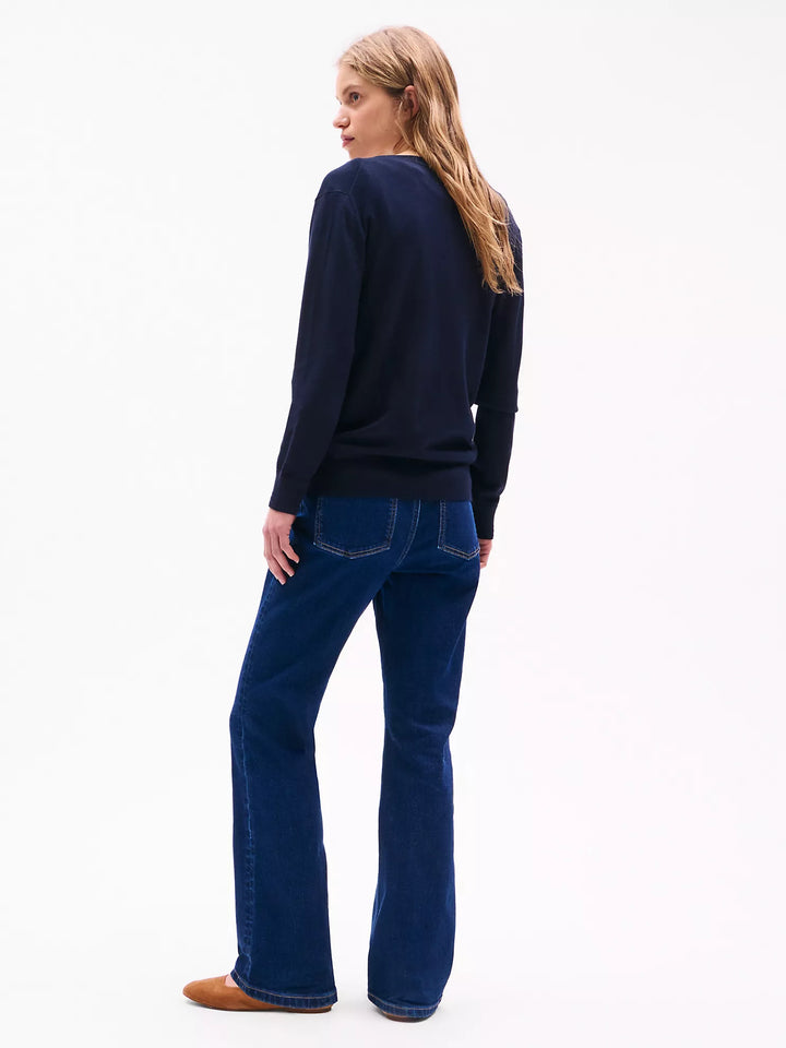 Tommy Hilfiger Viscose-Blend V-Neck Sweater