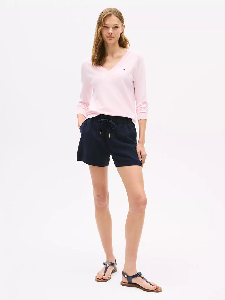 Tommy Hilfiger Viscose-Blend V-Neck Sweater