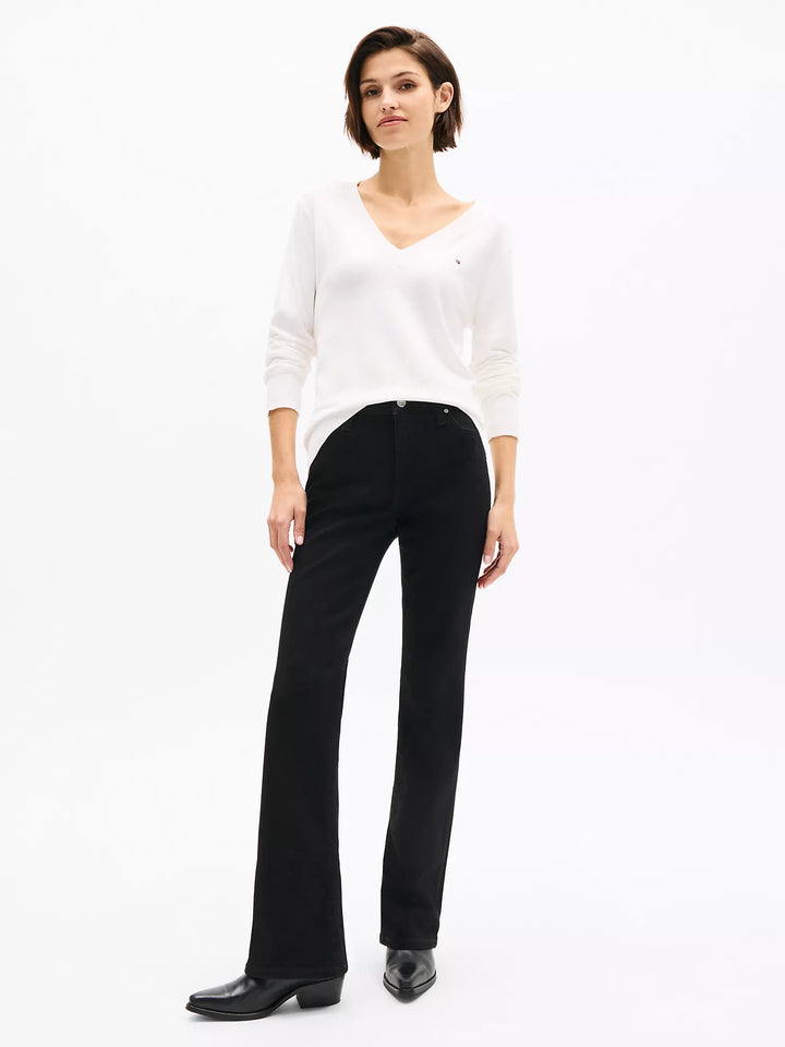 Tommy Hilfiger Viscose-Blend V-Neck Sweater