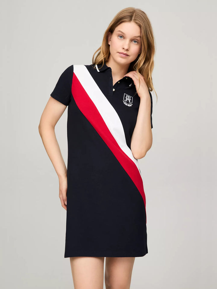 Tommy Hilfiger Banner Stripe Polo Dress