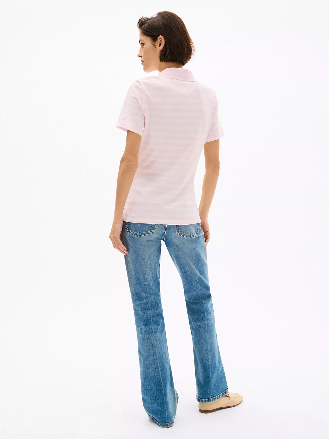 Tommy Hilfiger Slim Fit Stripe Stretch-Cotton Polo