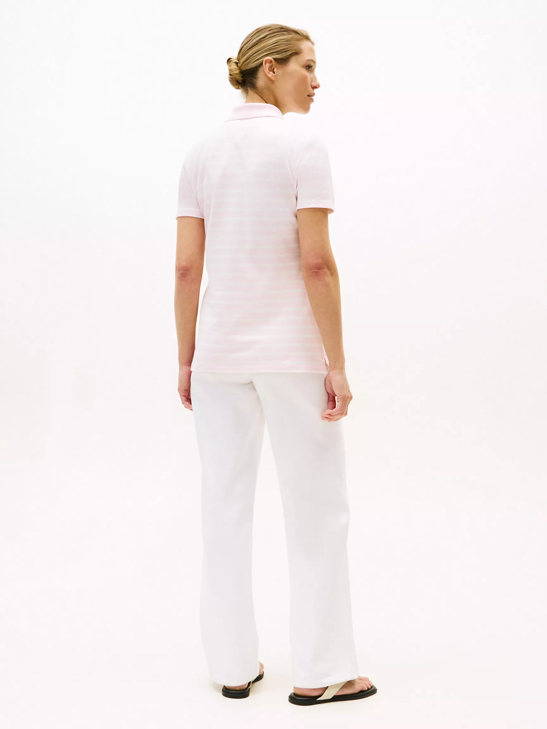 Tommy Hilfiger Slim Fit Stripe Stretch-Cotton Polo