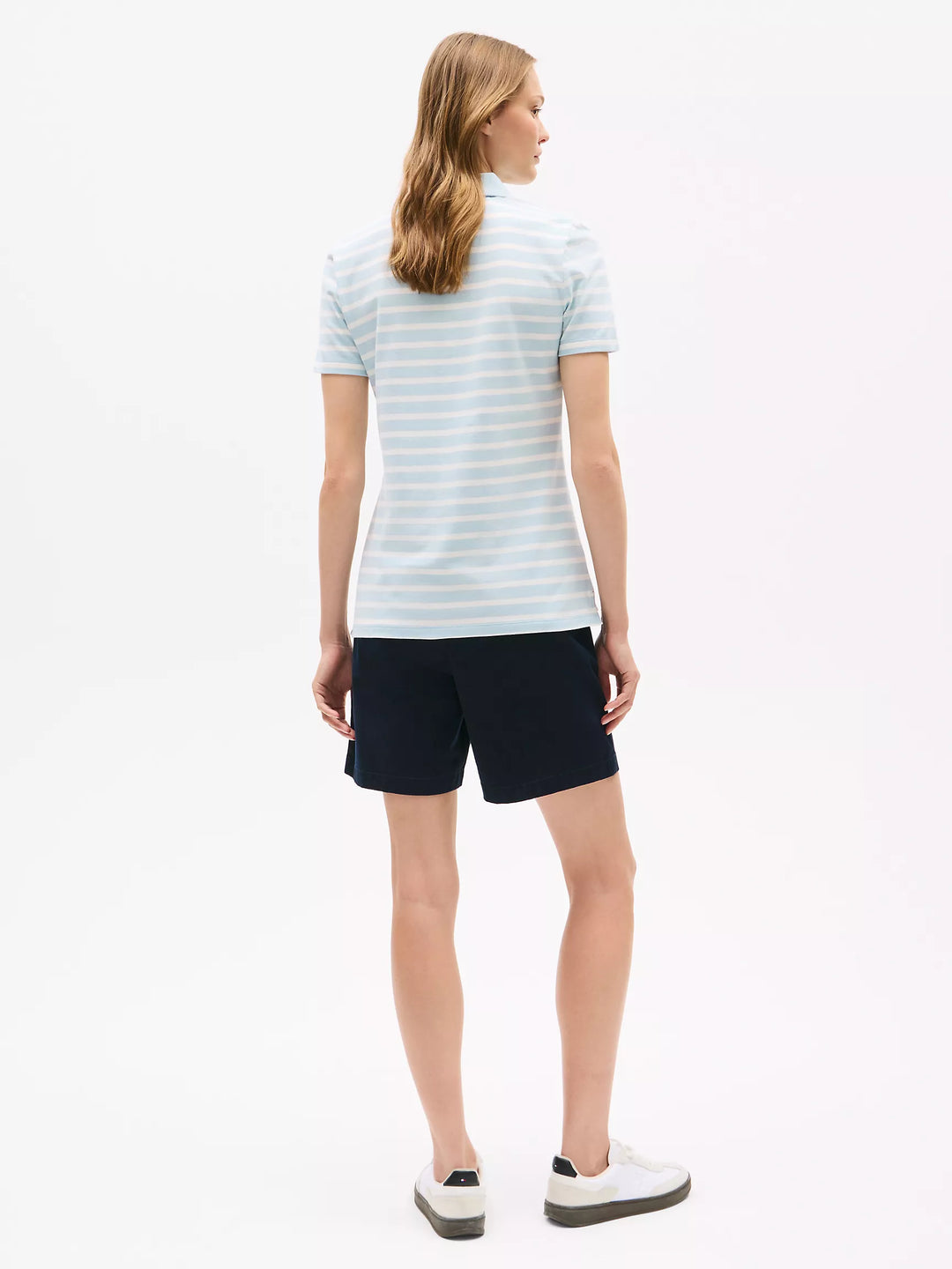 Tommy Hilfiger Slim Fit Stripe Stretch-Cotton Polo