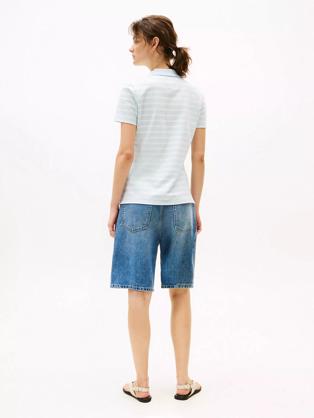 Tommy Hilfiger Slim Fit Stripe Stretch-Cotton Polo