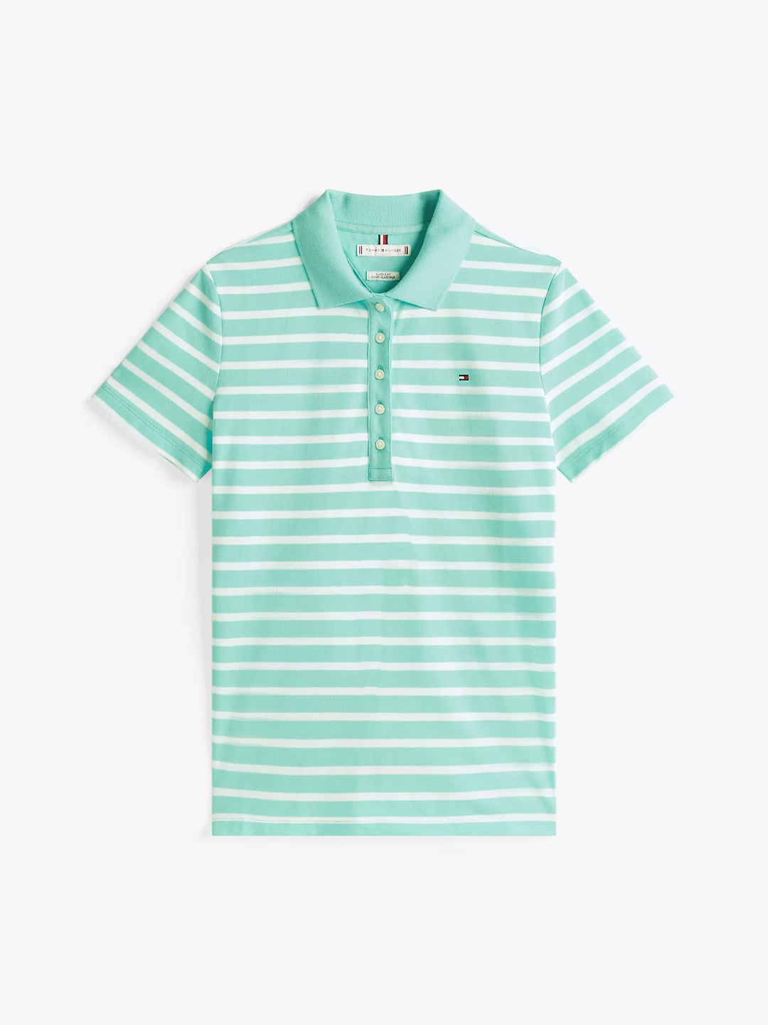 Tommy Hilfiger Slim Fit Stripe Stretch-Cotton Polo