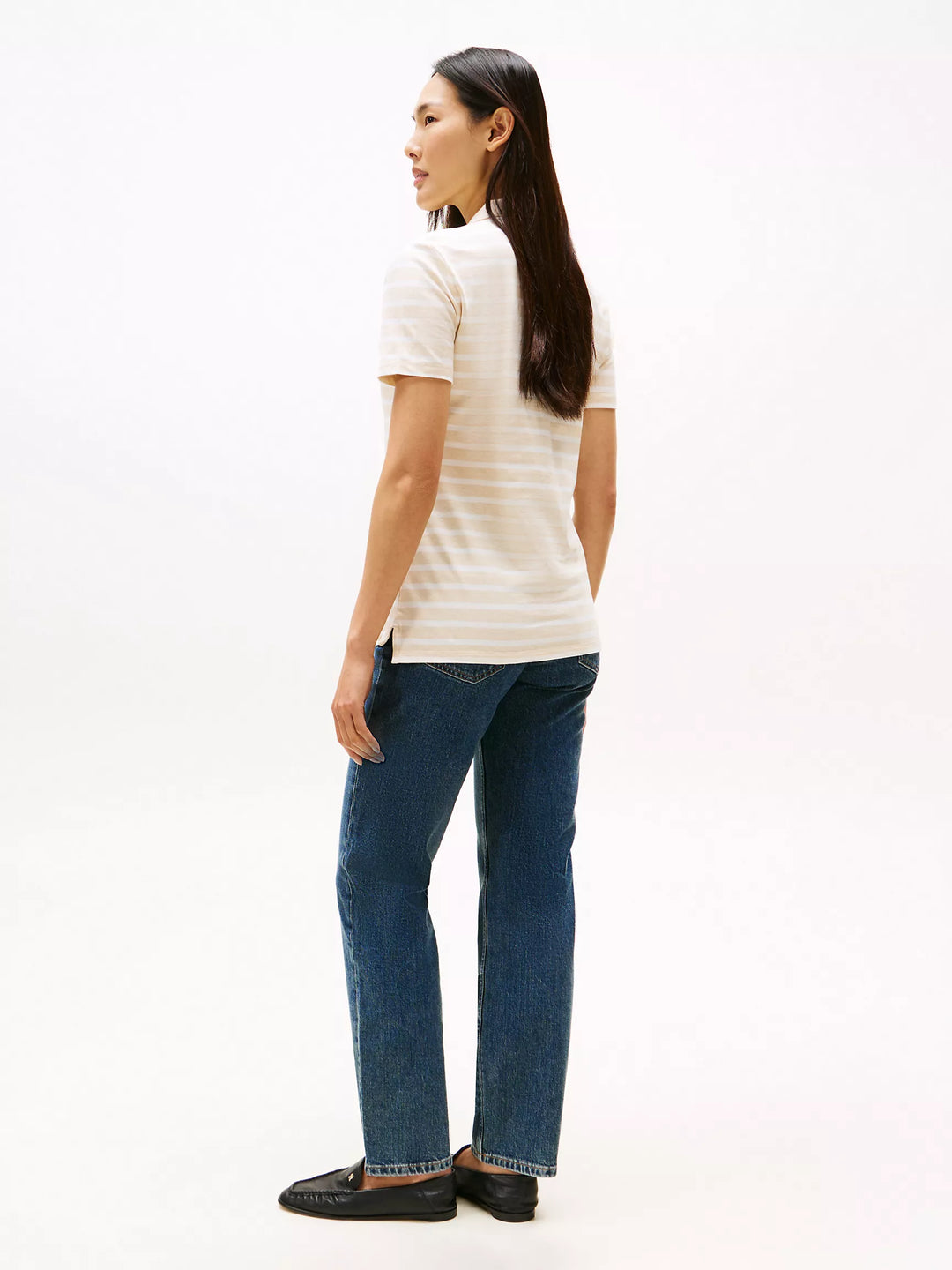Tommy Hilfiger Slim Fit Stripe Stretch-Cotton Polo