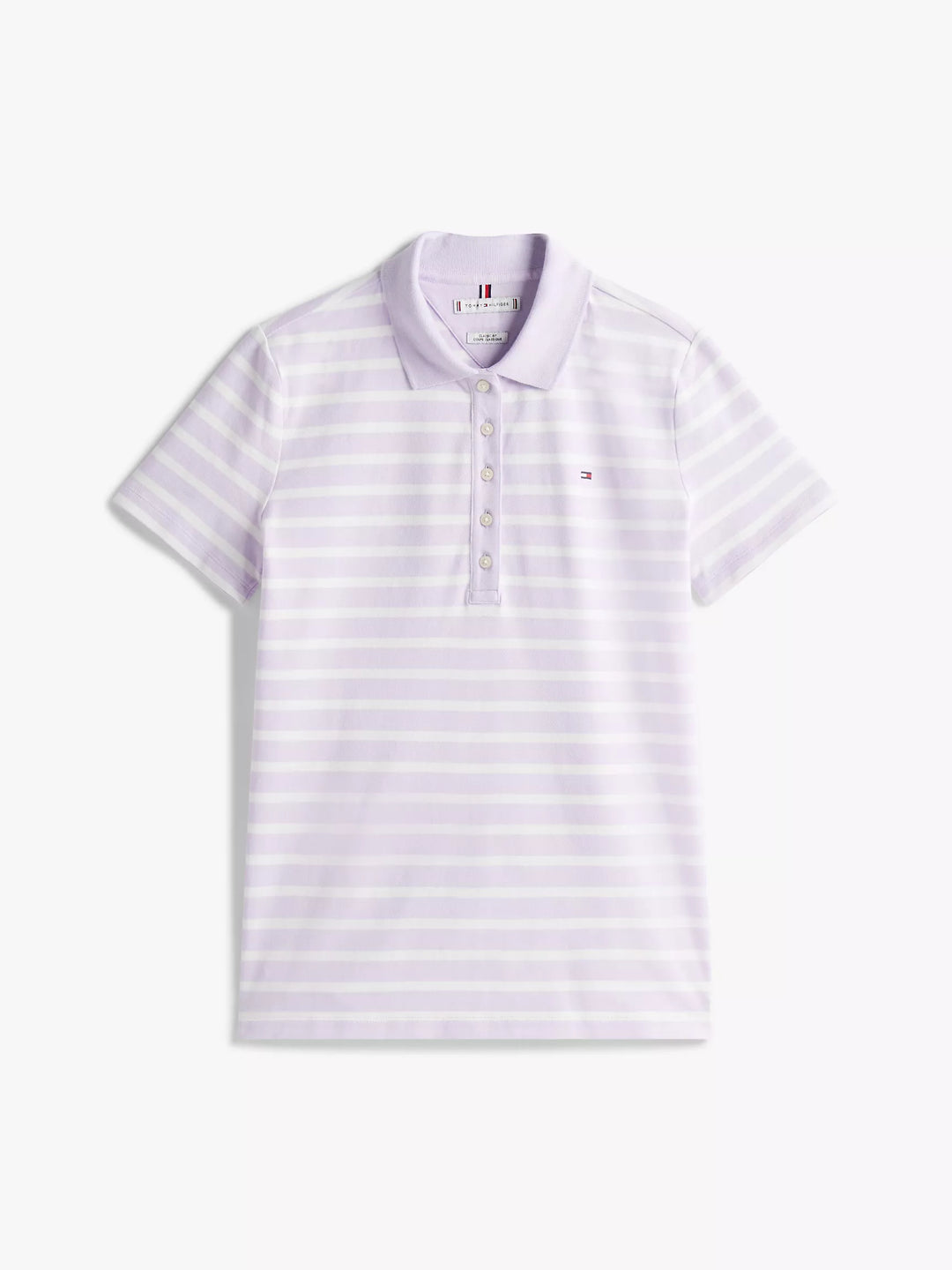 Tommy Hilfiger Slim Fit Stripe Stretch-Cotton Polo