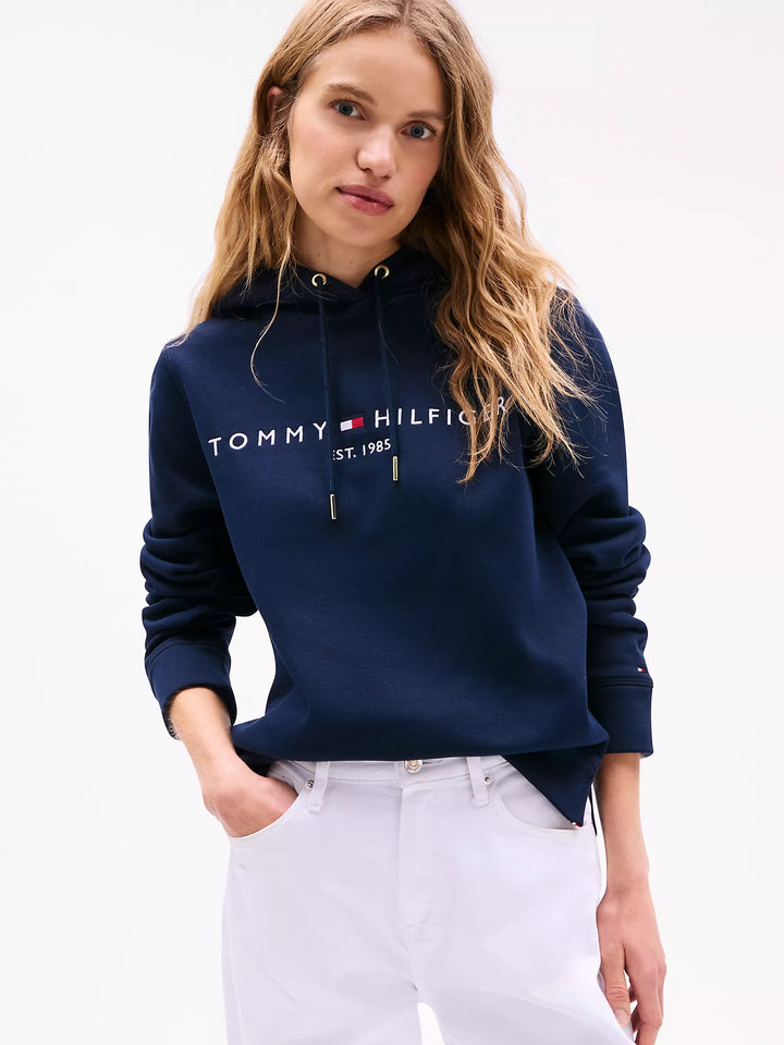 Tommy Hilfiger Embroidered Tommy Logo Hoodie