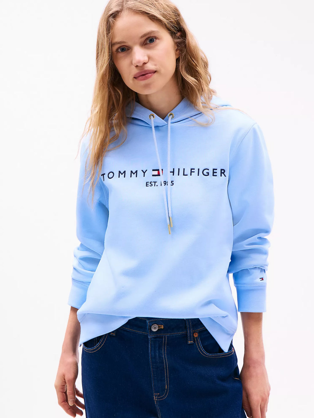 Tommy Hilfiger Embroidered Tommy Logo Hoodie