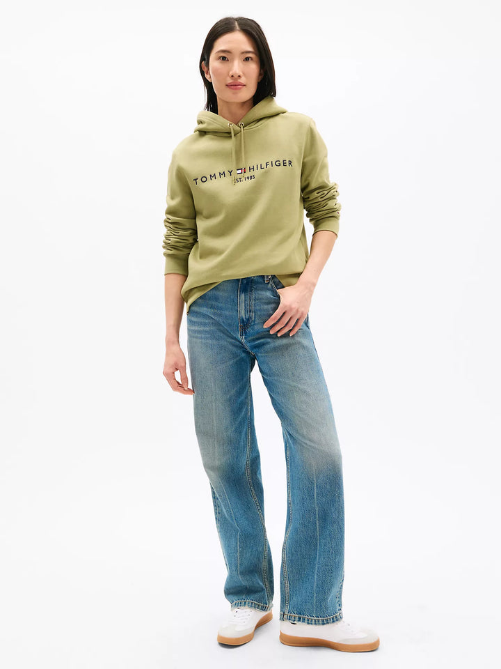 Tommy Hilfiger Embroidered Tommy Logo Hoodie