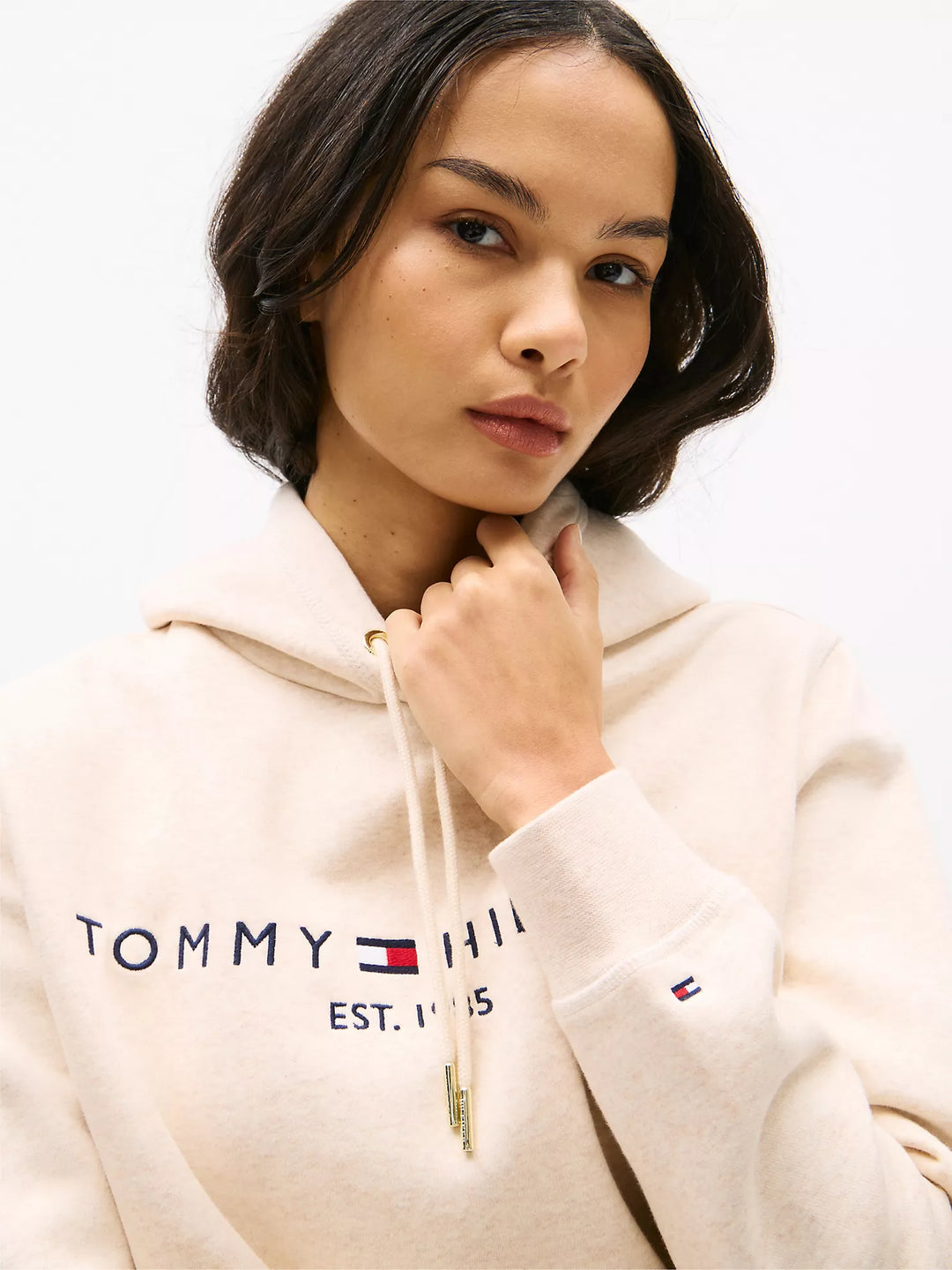 Tommy Hilfiger Embroidered Tommy Logo Hoodie