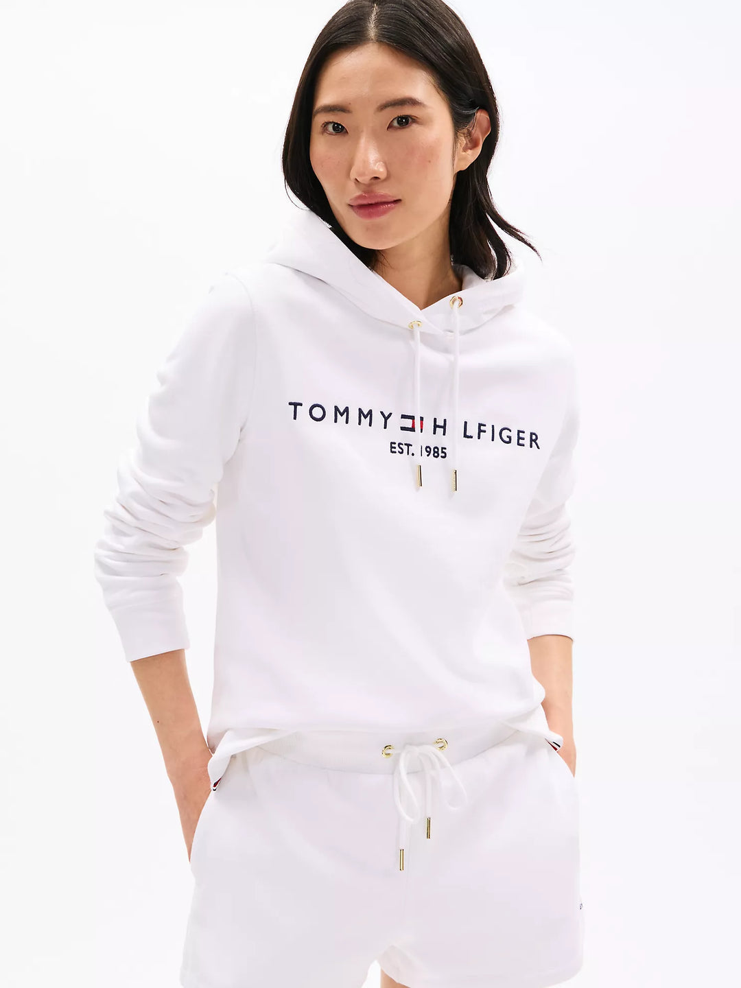 Tommy Hilfiger Embroidered Tommy Logo Hoodie