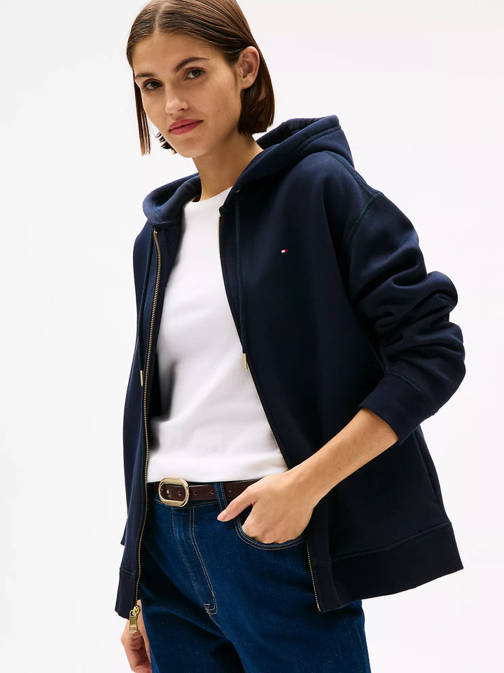 Tommy Hilfiger Relaxed Fit Plush-Lined Zip Hoodie