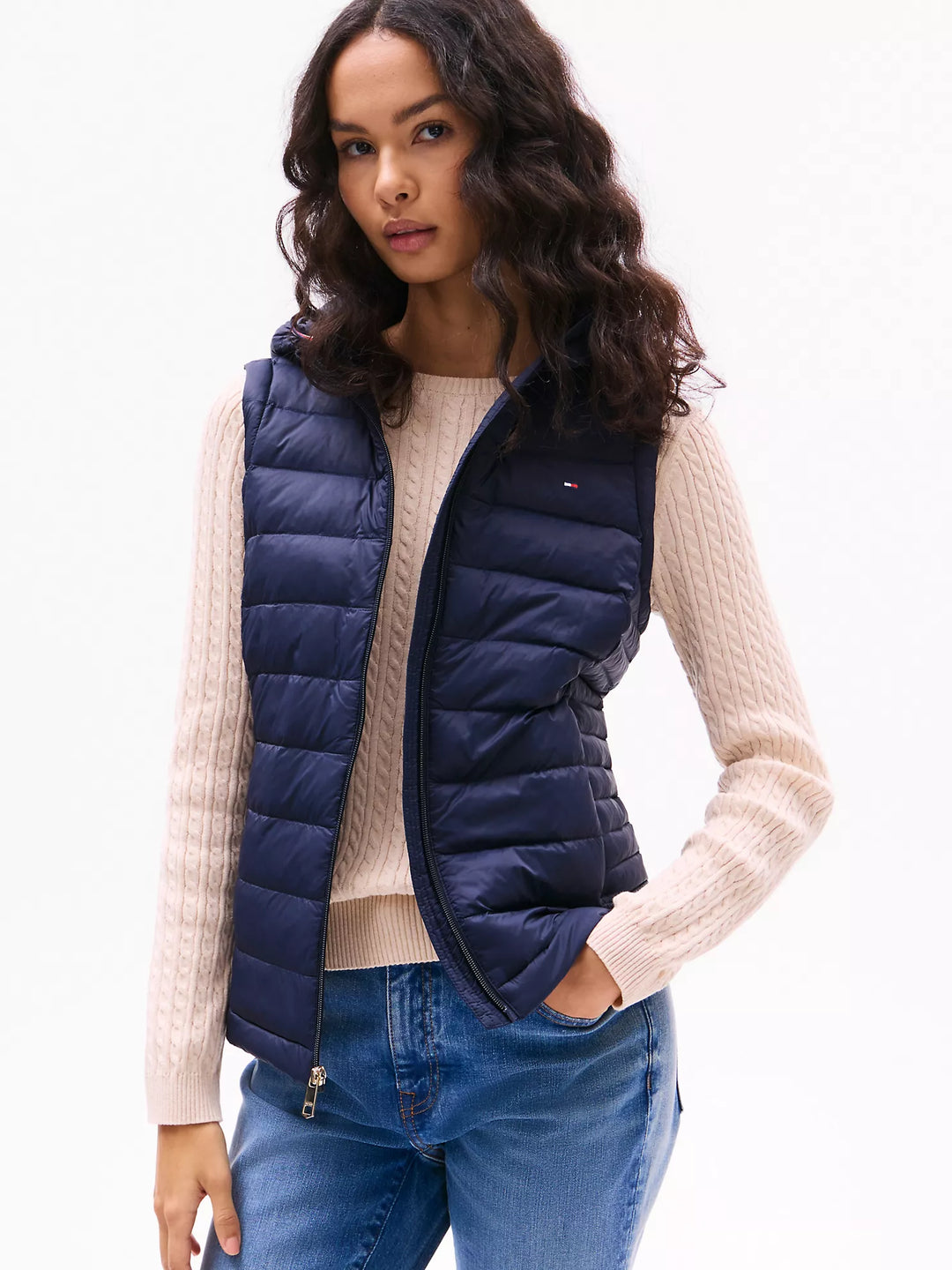 Tommy Hilfiger Lightweight Hooded Puffer Vest