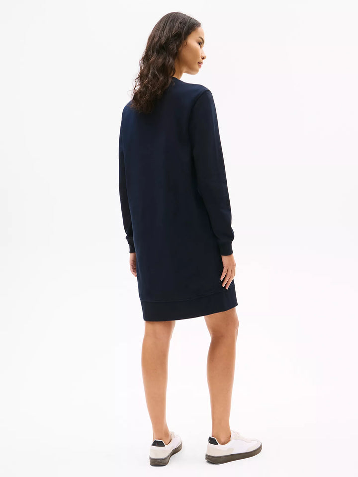 Tommy Hilfiger Script Logo Oversized Sweatshirt Dress