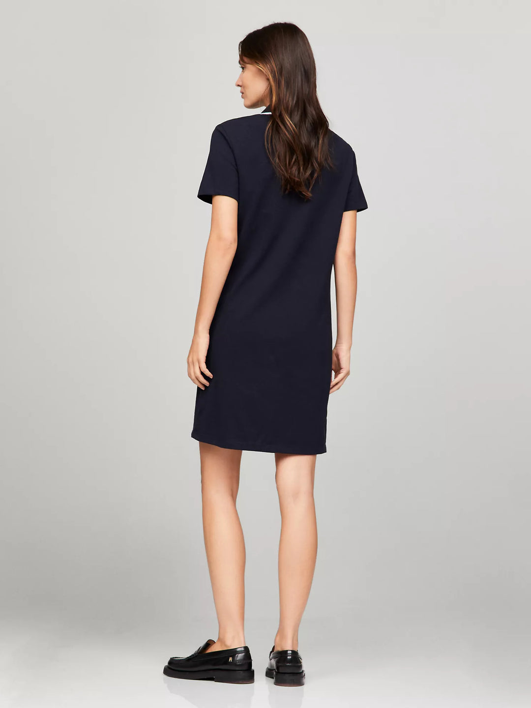 Tommy Hilfiger Diagonal Stripe Banner Polo Dress