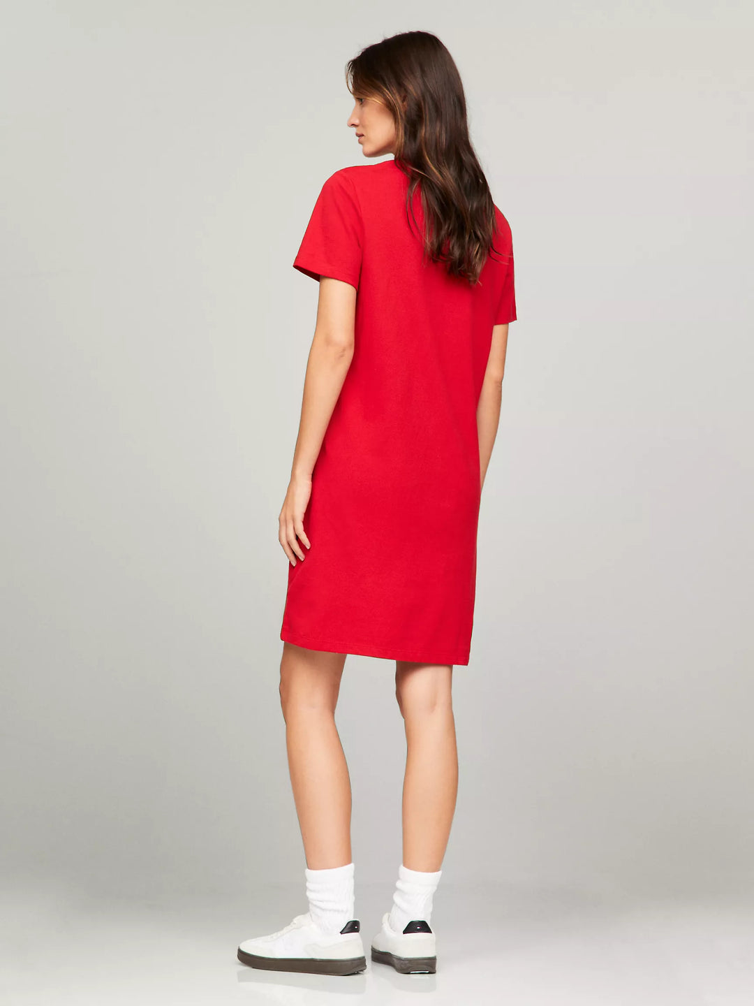 Tommy Hilfiger Diagonal Stripe Banner Polo Dress