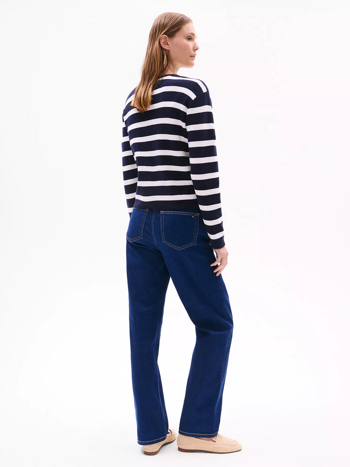 Tommy Hilfiger Stripe Button-Up Cardigan