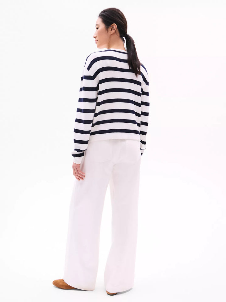 Tommy Hilfiger Stripe Button-Up Cardigan