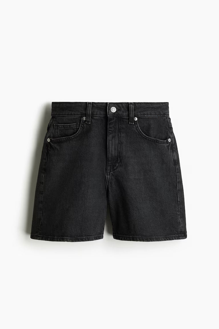 H&M HIGH WAIST DENIM SHORTS