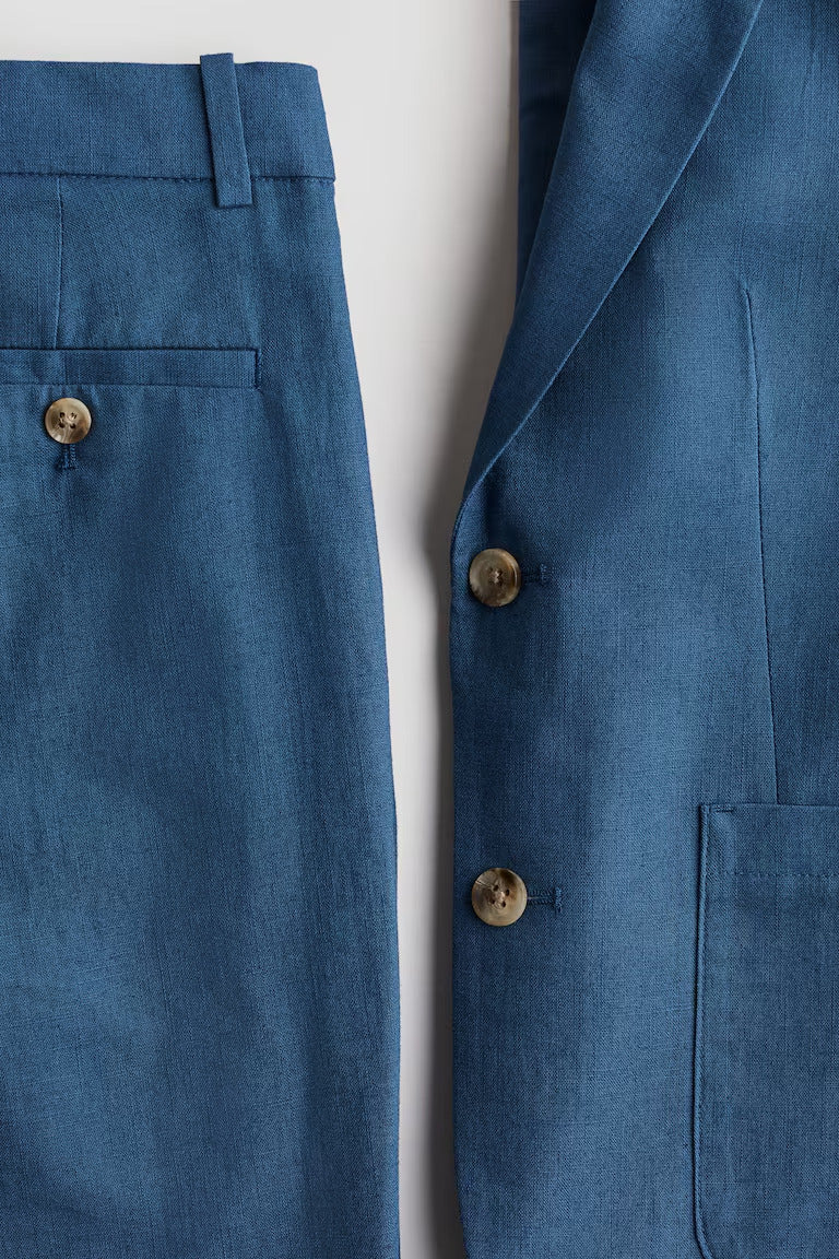 H&M Linen-Blend Suit