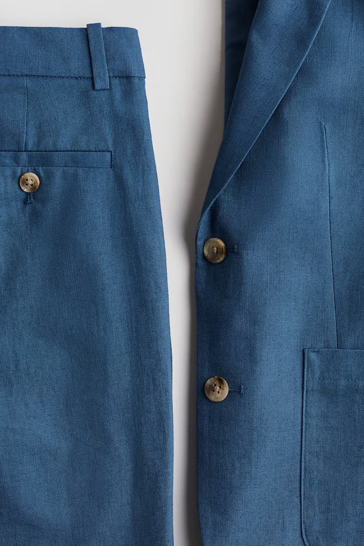 H&M Linen-Blend Suit