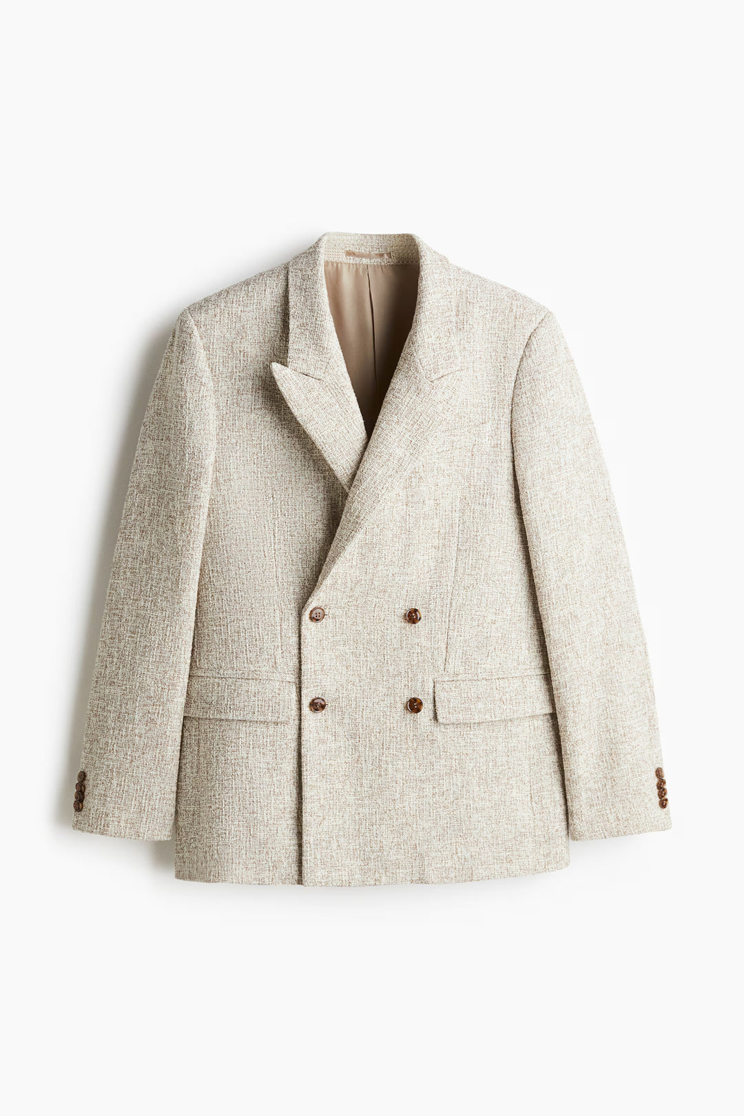 H&M Loose-Fit Double-Breasted Jacket