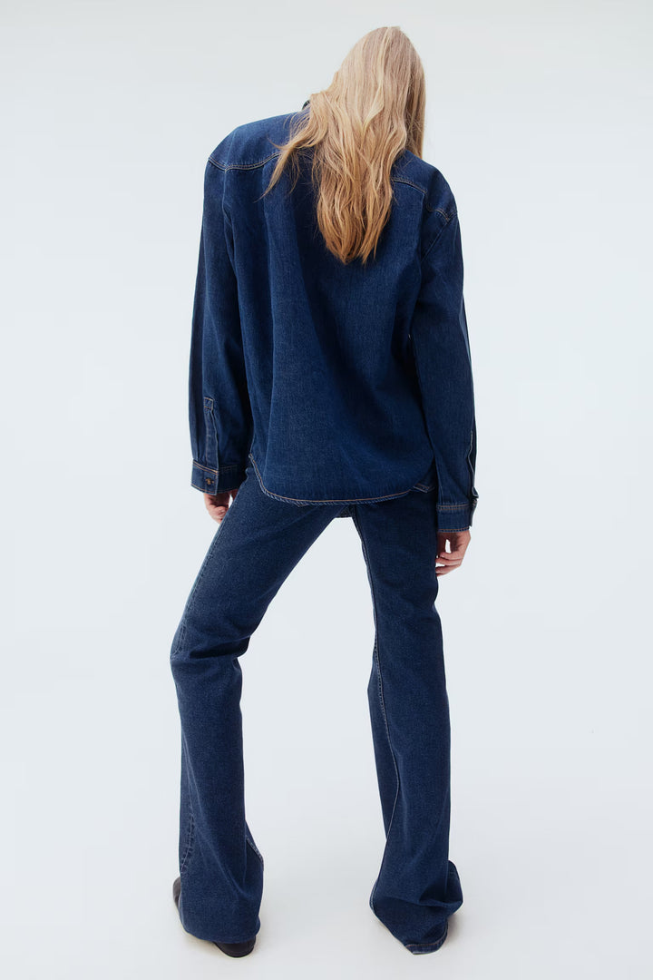 H&M Oversized Denim Shirt