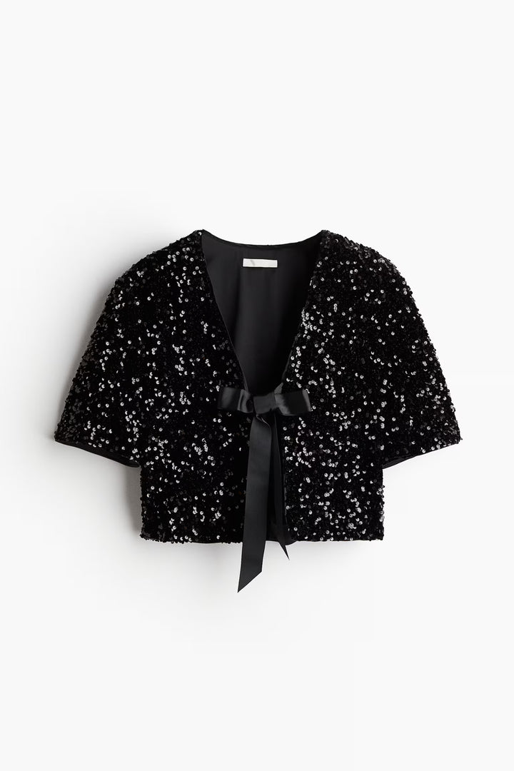 H&M Sequined Blouse