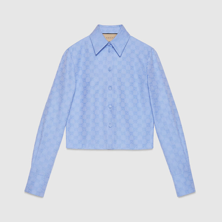 Gucci GG SUPREME OXFORD COTTON SHIRT