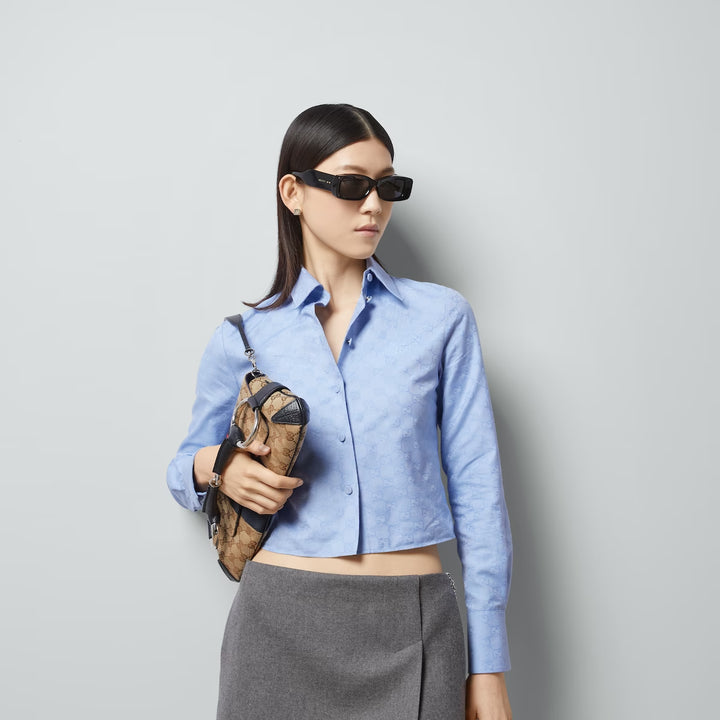 Gucci GG SUPREME OXFORD COTTON SHIRT