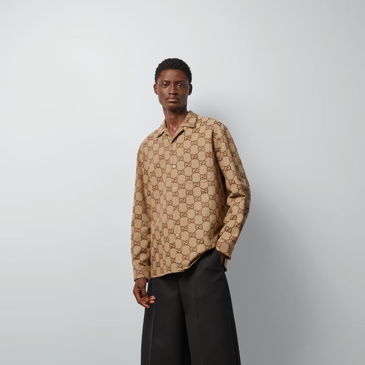 Gucci MAXI GG CANVAS SHIRT