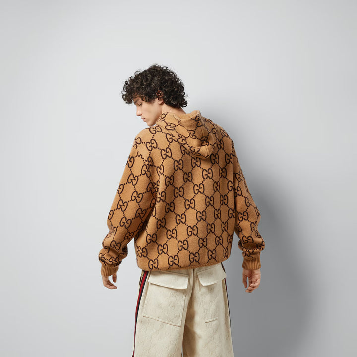 Gucci GG WOOL HOODED SWEATSHIRT