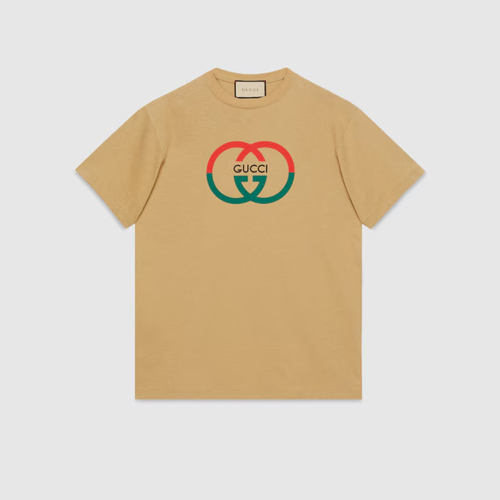 Gucci COTTON JERSEY PRINTED T-SHIRT