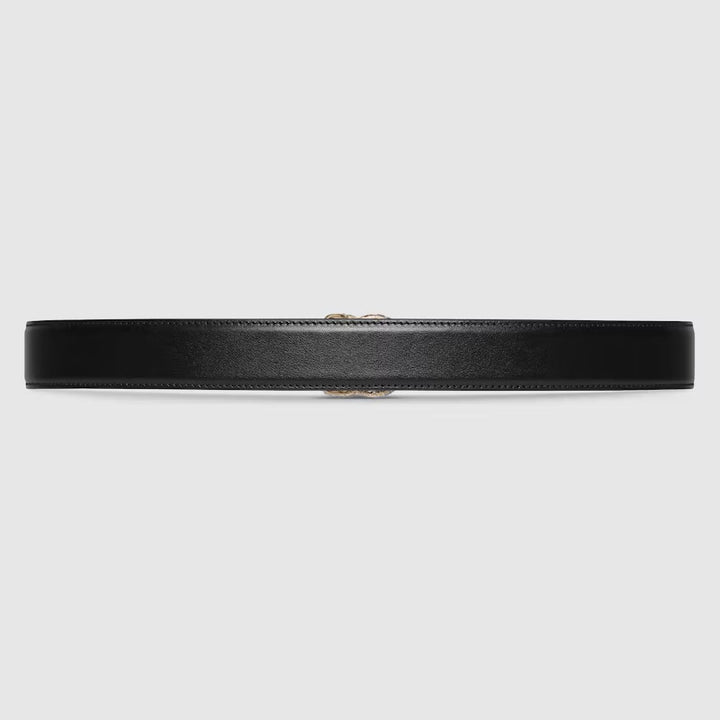 GUCCI GG Marmont thin belt with crystals