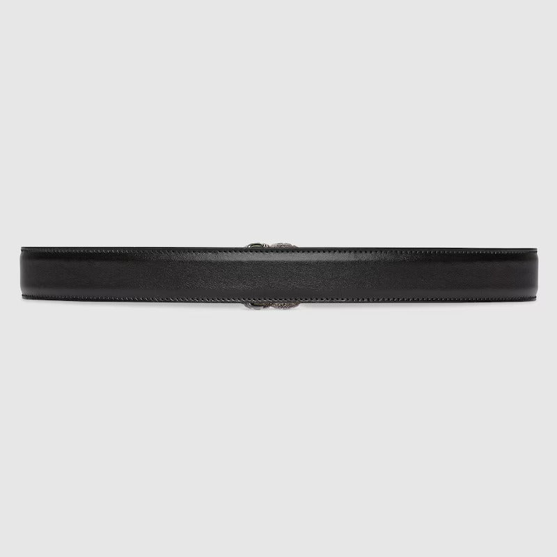 GUCCI GG Marmont thin belt with crystals
