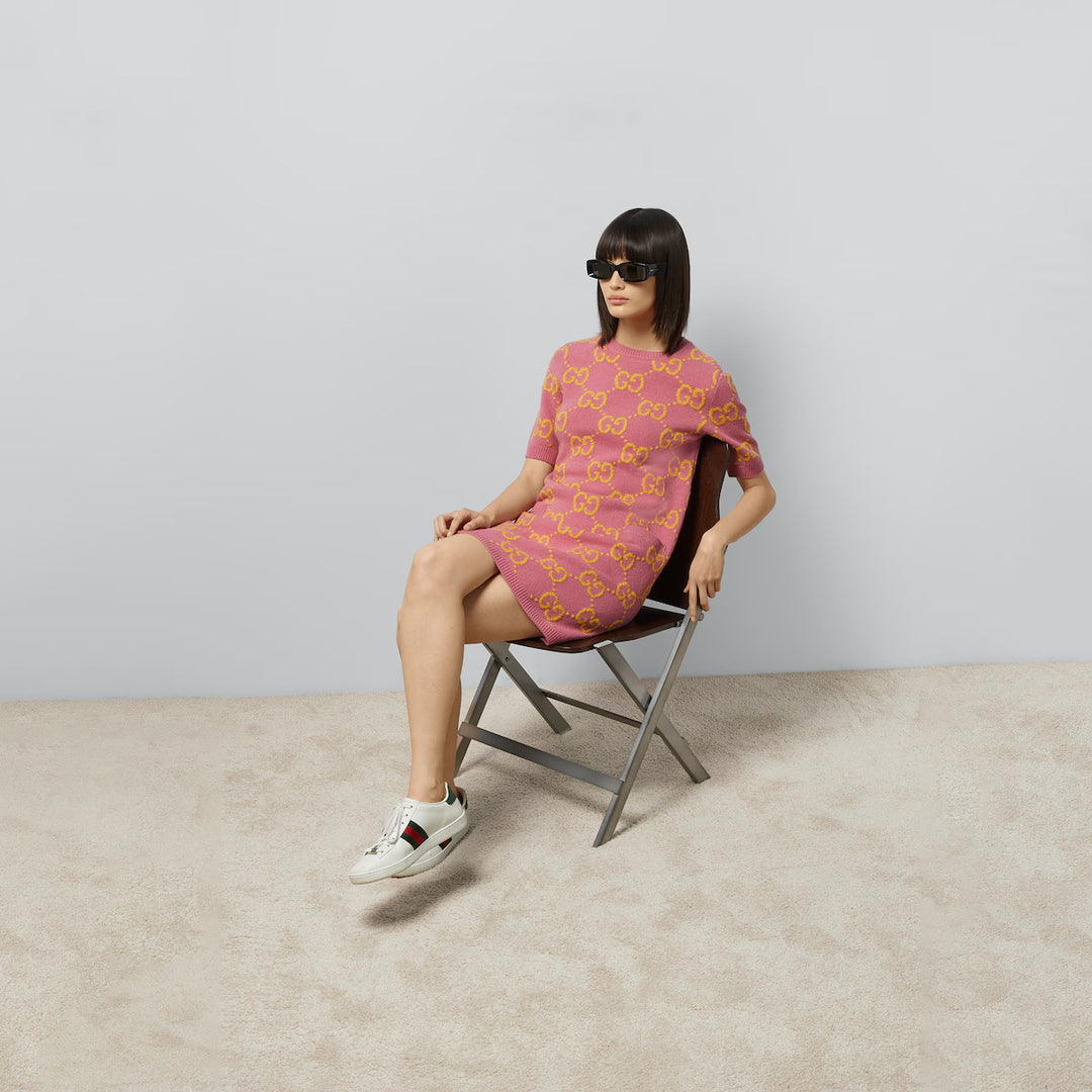 Gucci GG knit wool dress