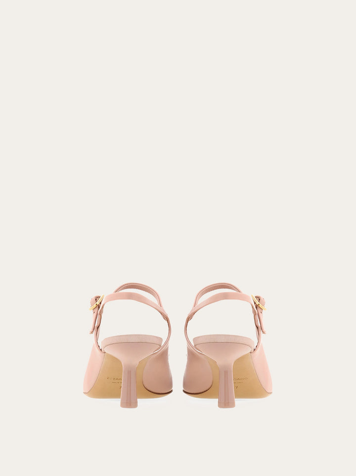 Ferragamo Drop Bow ornament slingback